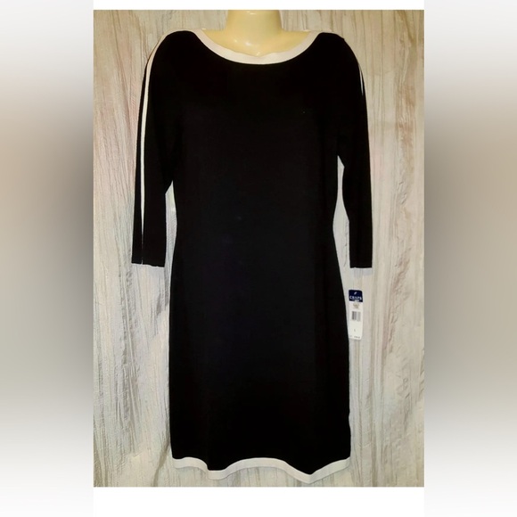 Chaps Classic Black/Colonial Dress Large - Picture 1 of 8